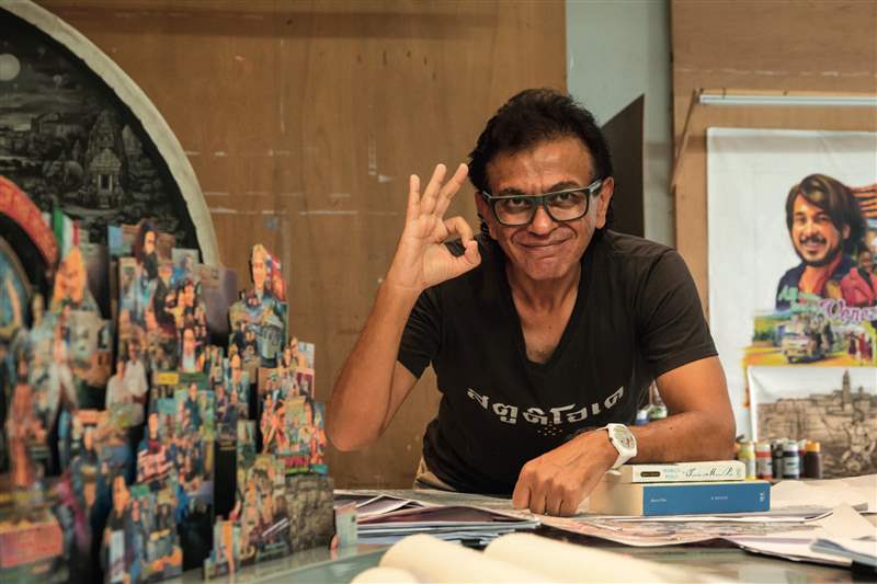 泰國藝術(shù)家Navin Rawanchaikul 及其作品《THE DESCRIPTION OF THE WORLD》。