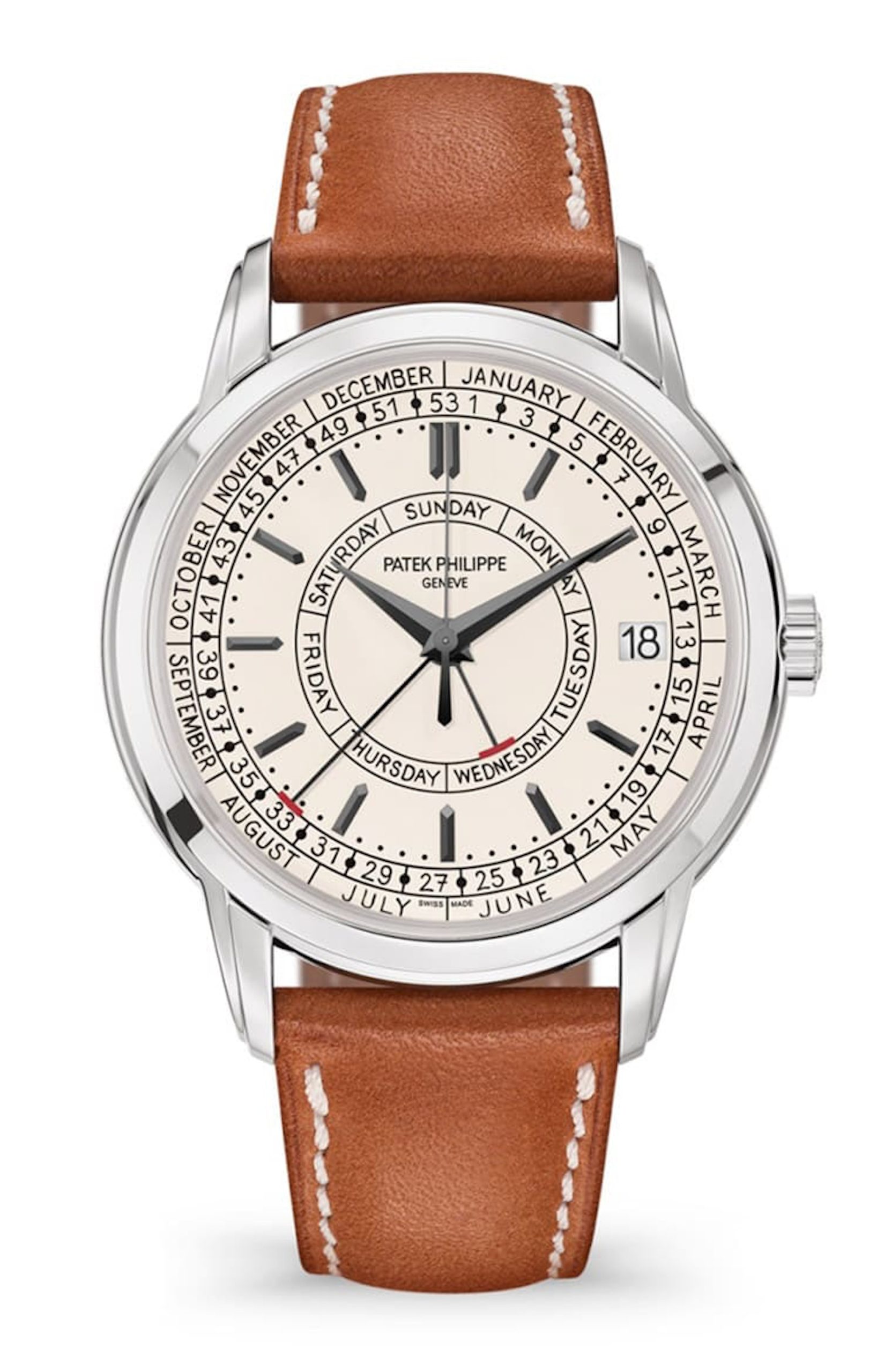 5212A-001周歷手表。 (PATEK PHILIPPE官網) 5212A-001周歷手表。 (PATEK PHILIPPE官網)