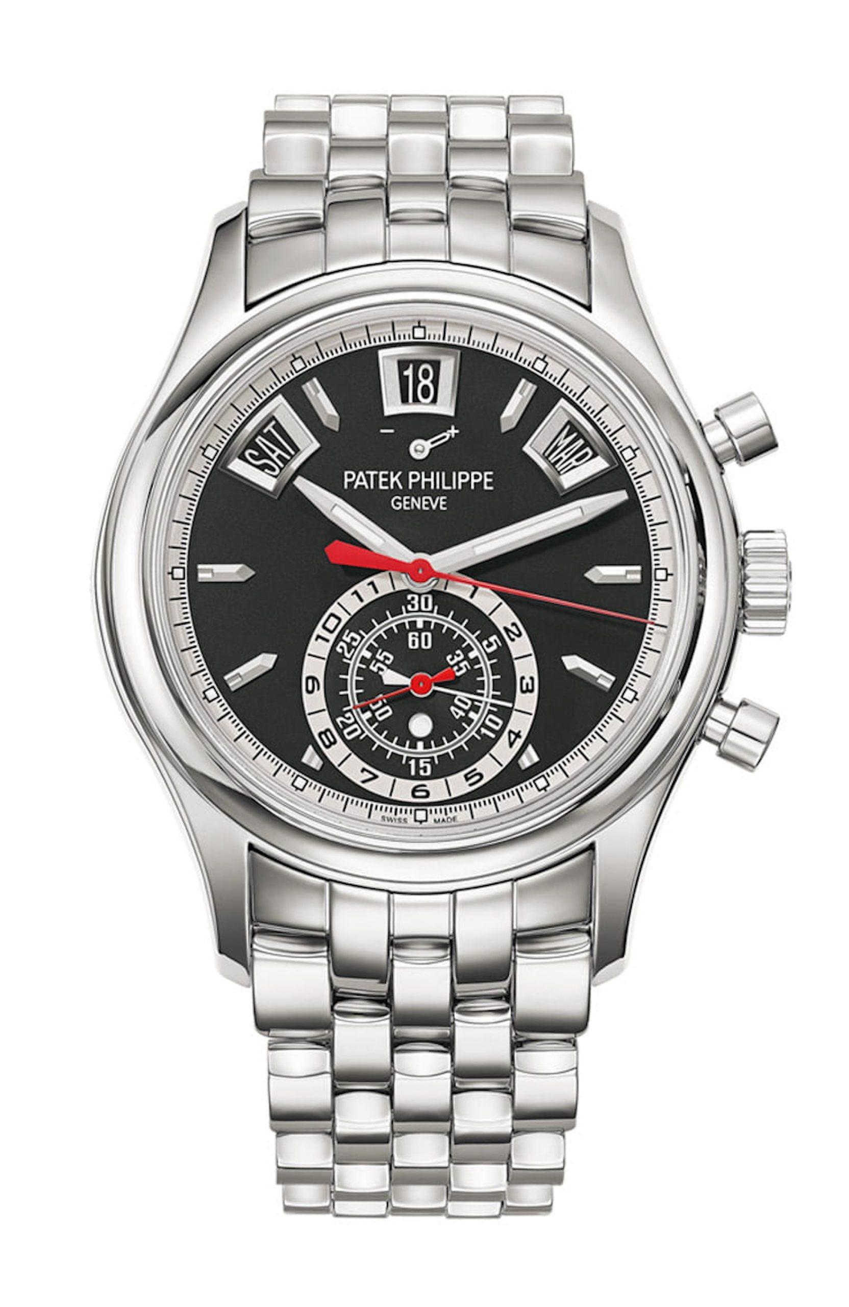 5960/1A-010年歷計時碼表。 (PATEK PHILIPPE官網) 5960/1A-010年歷計時碼表。 (PATEK PHILIPPE官網)