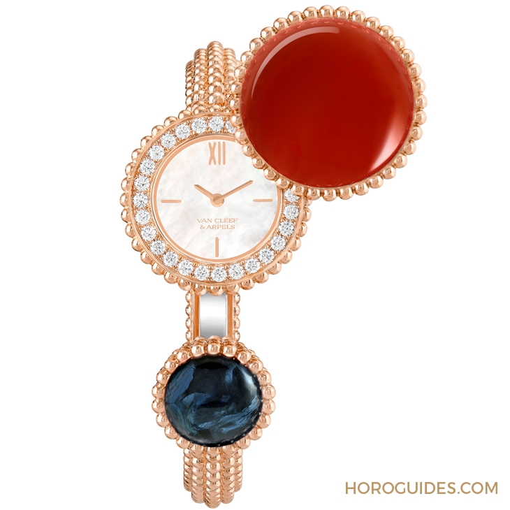 VAN CLEEF & ARPELS - 金質(zhì)圓珠的流光溢彩，歡欣愉快的時光軌跡：梵克雅寶Perlée系列腕表新作