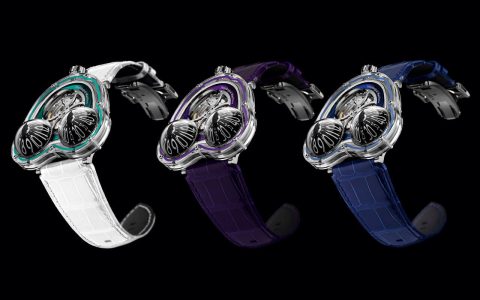 奇怪'設計的機械腕表MB&F HM3 Frog X'