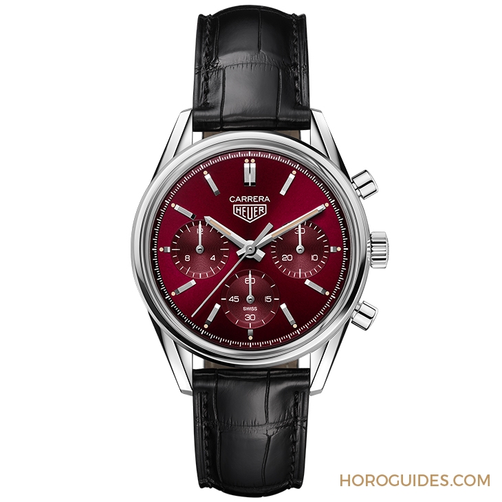 TAG HEUER - 高調復古感！ TAG Heuer CARRERA紅面限量計時腕表