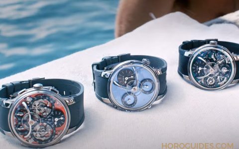 最有感的科幻亮眼配色，MB&F LM Split Escapement EVO冰藍面