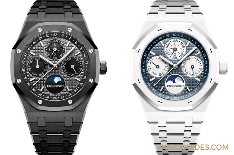 AUDEMARS PIGUET - 愛彼第一只藍色陶瓷表！ 皇家橡樹萬年歷藍色陶瓷鏈帶腕表