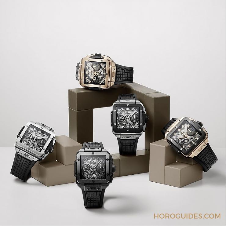 HUBLOT - 宇舶推出高階運(yùn)動方形表Square Bang Unico計(jì)時(shí)碼表卓越工藝盡在方寸之間