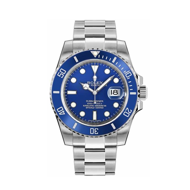 ROLEX 勞力士藍水鬼116619目前國外報價約46,400美金（折合約HKD 364,170），三個月來行情下滑9%。 （ROLEX）