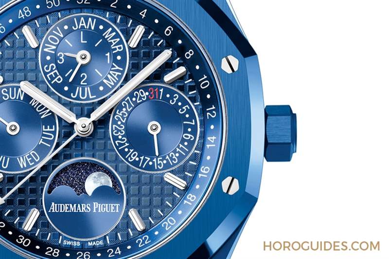 AUDEMARS PIGUET - 愛彼第一只藍色陶瓷表！ 皇家橡樹萬年歷藍色陶瓷鏈帶腕表