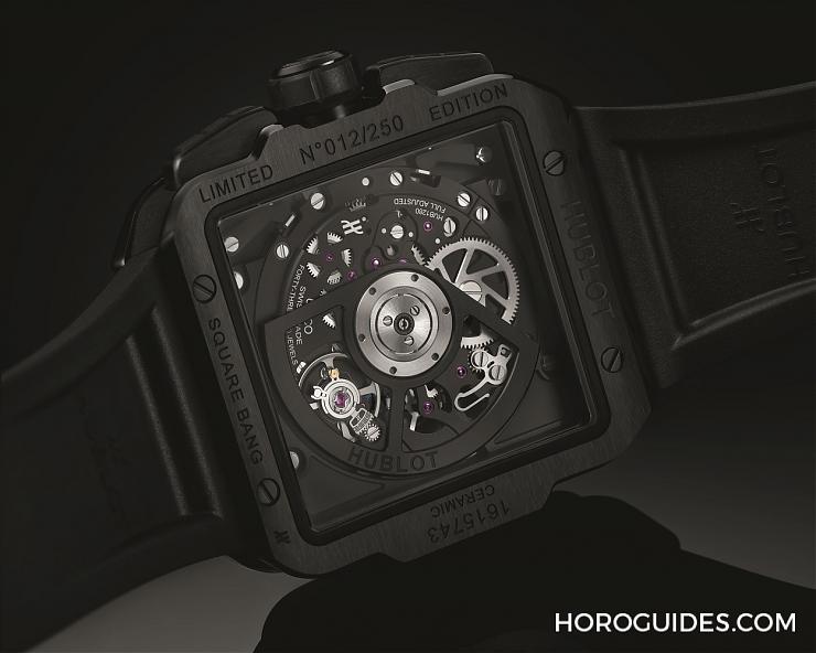 HUBLOT - 宇舶推出高階運(yùn)動方形表Square Bang Unico計(jì)時(shí)碼表卓越工藝盡在方寸之間