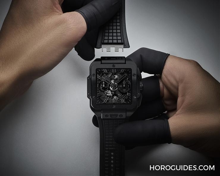 HUBLOT - 宇舶推出高階運(yùn)動方形表Square Bang Unico計(jì)時(shí)碼表卓越工藝盡在方寸之間