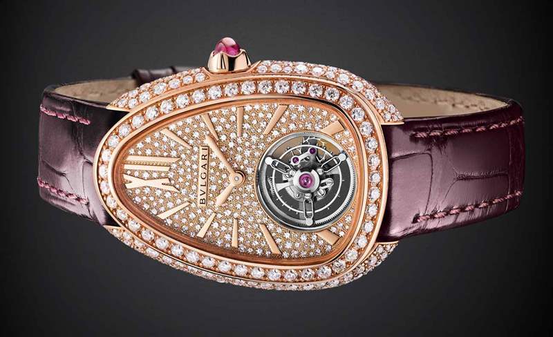 BVLGARI Serpenti Seduttori Tourbillon 女士腕表是市場(chǎng)上最嬌小的