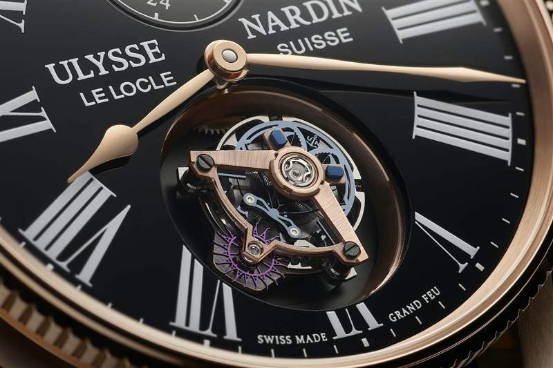 Ulysse Nardin 專有的 Ulysse Nardin Anchor Escapement。