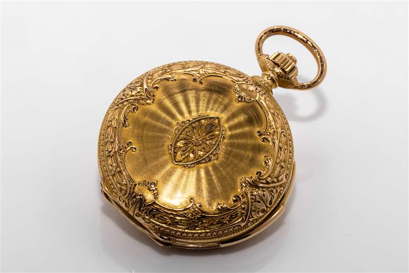 1894年Jacquemarts懷表三問報時表，配備LeCoultre機芯19/20 RMS