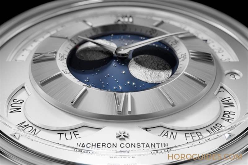 VACHERON CONSTANTIN - 江詩丹頓雙面復雜巨作：置中演繹南北月相，實時捕捉天文星象｜閣樓工匠雙月超卓復雜功能腕表