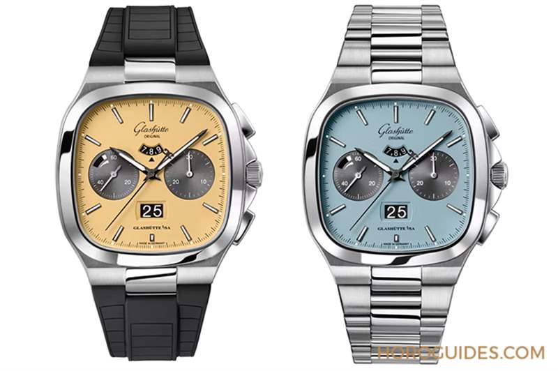 GLASHüTTE ORIGINAL - 格拉蘇蒂七零年代大日歷計時腕表新色亮相，捕捉1970年代的夏日絢爛