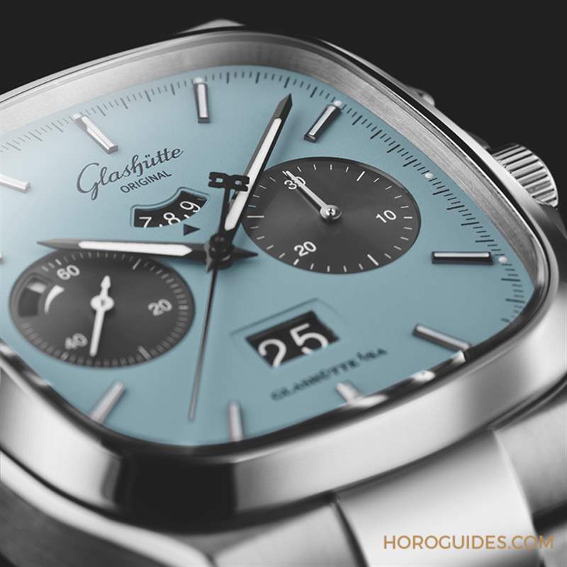 GLASHüTTE ORIGINAL - 格拉蘇蒂七零年代大日歷計時腕表新色亮相，捕捉1970年代的夏日絢爛