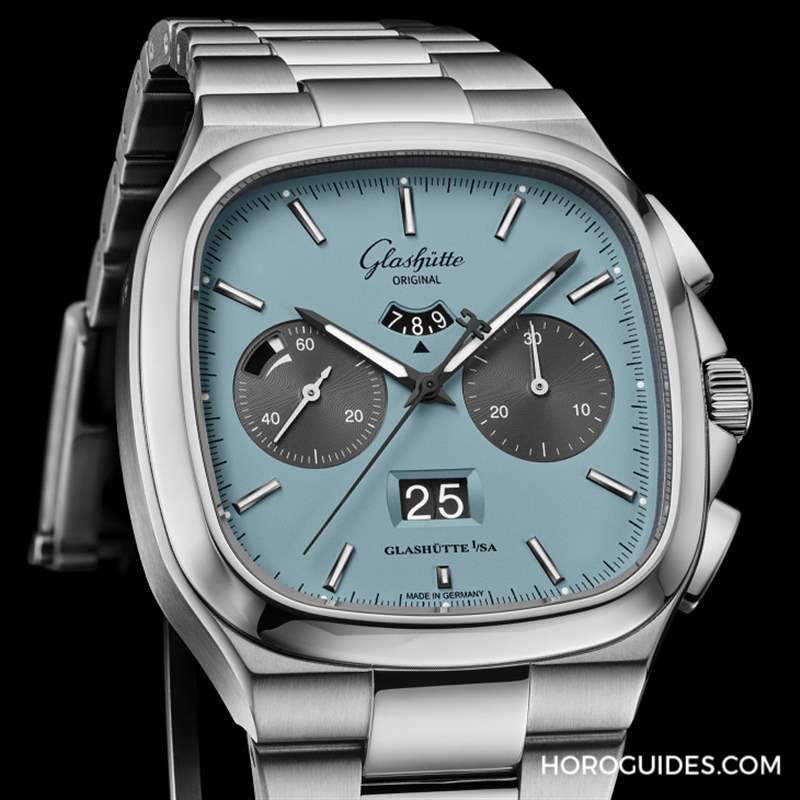 GLASHüTTE ORIGINAL - 格拉蘇蒂七零年代大日歷計時腕表新色亮相，捕捉1970年代的夏日絢爛
