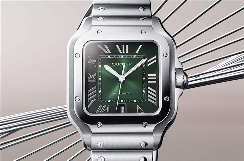 追上時(shí)代潮流的面盤新配色——Santos系列（CARTIER）