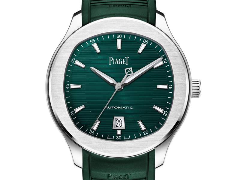 Piaget推出深翠綠色表盤(pán)Polo Field大三針日歷腕表