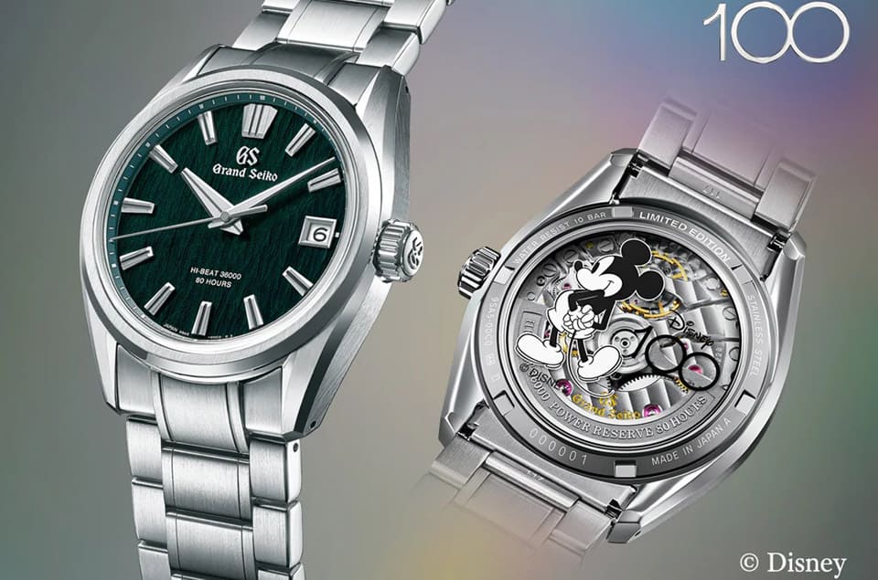 GRAND SEIKO推出迪士尼100周年紀念表限量數、發售方式、價格總整理