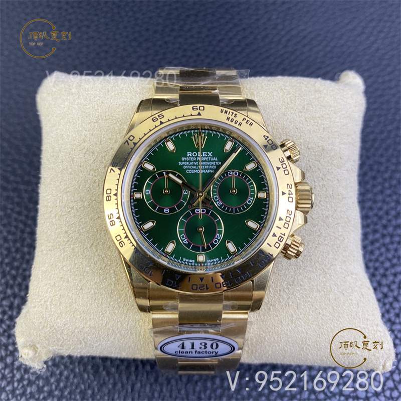 Clean廠C廠綠金迪4130機芯評測,C廠勞力士綠金迪質(zhì)量如何
