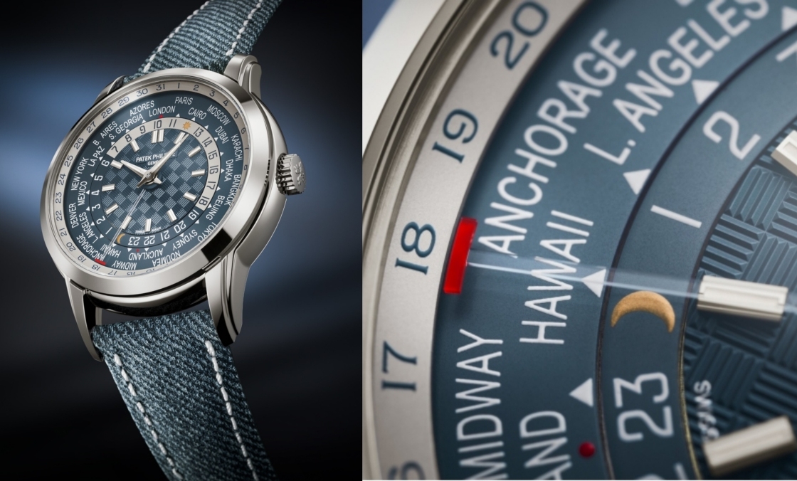 PATEK PHILIPPE - 首創(chuàng)日期顯示與當(dāng)?shù)貢r(shí)間同步，新一代世界時(shí)間腕表｜PATEK PHILIPPE Ref. 5330G-001藍(lán)灰面