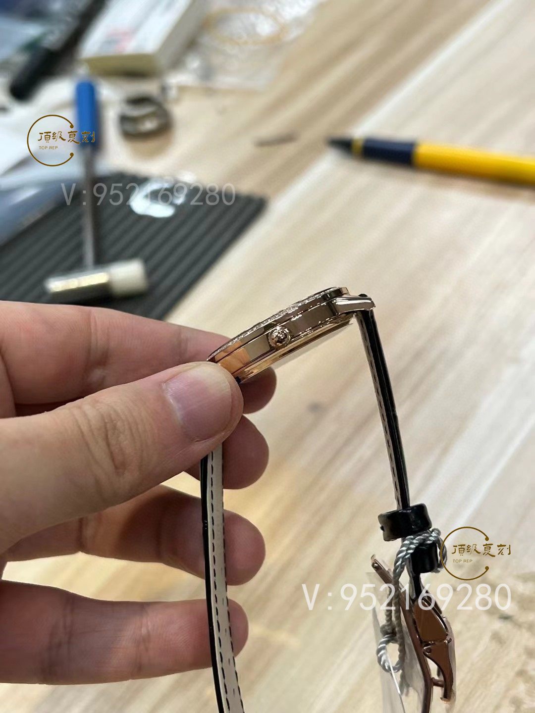 APS廠積家約會(huì)系列3442440：玫瑰金鉆圈復(fù)刻女表的極致演繹》
